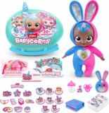 Babycorns Interactive Baby Doll Series 1 Large (Bunny) by ZURU with Lights and Sounds, Magical Babydolls, Surprise, Unboxing, Girls, Dolls, Story
