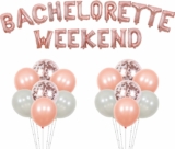 Weekend Party Rose Gold Balloons Set