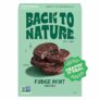 Back to Nature Fudge Mint Cookies, Plant-Based, Non-GMO, Vegan Friendly, Made with Wheat Flour, Snack Happy, 5.5 oz Box