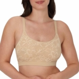 Bali Women’s Breathe, Pullover Wireless Bra, Breathable Bralette, Convertible Straps