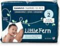 42-52 Ct Little Fern Bamboo Baby Diapers (All Sizes)
