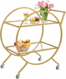 2 Tier Mobile Mini Bar Cart