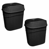 2-Pack Bath Bliss Sailor Knot Swing Top Waste Bin