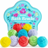 10-Pack Rose Shaped Bath Bombs