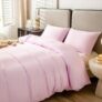 3-Pc Bamboo Duvet Cover with Zipper Closure & Corner Tie, King