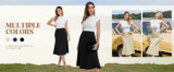 Belle Poque Women Midi Pencil Skirt