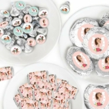 304-Pc Big Dot of Happiness Run Wild Horses – Mini Candy Bar Wrappers, Round Candy Stickers and Circle Stickers