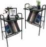2-Pack Record Player Stand End Table
