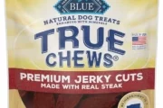 Blue Buffalo True Chews Premium Jerky Cuts Natural Dog Treats, Steak 10 oz bag