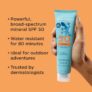 Blue Lizard Sport Mineral SPF 50 Lotion, Ideal for Athletes, 100% Mineral Sunscreen Actives, Fragrance-Free, Paraben-Free, Vegan, 5 fl oz