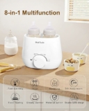 8-in-1 Fast Baby Bottle Warmer & Sterilizer w/ Smart Temperature Control