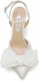 Women’s Pleated Bowknot Bridal Heels