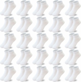 25-Pairs Kid’s Low Cut Socks, 8-10 Years