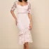 Women’s Radiance of Love White Cap Sleeve Backless A-Line Maxi Dress