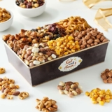Broadway Basketeers Get Well Soon Nuts Gift Basket – Assorted 10 Gourmet Nuts, Trail Mixes, Sweets Snack Food Box
