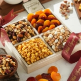 Broadway Basketeers Sympathy Dried Fruit And Nuts Gift Basket Assortment