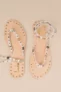 Women’s Brydone Bone Studded Ankle Strap Flat Thong Sandals