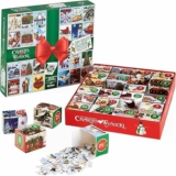 Buffalo Games – Charles Wysocki – 24 Days of Christmas Advent Calendar Puzzles – 24 Mini Puzzles to Unbox – 1,000 Total Pieces