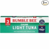 3-Pack Bumble Bee Chunk Light Tuna In Water, 3 oz Cans