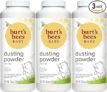 3-Pack Burt’s Bees Baby Powder, Hypoallergenic Dusting Powder, Non-Irritating, Calming Skin Care, All Natural, Talc Free,7.5 Ounce