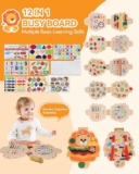 12 in 1 Busy Book Learning Sensory Toys