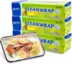 3-Pack CLEANWRAP Plastic Wrap For Food
