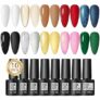 15PC Gel Nail Polish Set, 7mL