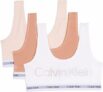 3-Pack Calvin Klein Girls Modern Cotton Bralette, Large