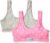 2-Pack Calvin Klein Girls Modern Cotton Bralette, XL