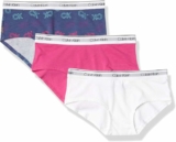 3-Pack Calvin Klein Girls’ Modern Cotton Hipster Underwear