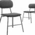 2-Pack Best Master Furniture Trina Bi Cast Leather Dining Side Chair