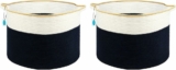 2-Pack Casaphoria Blanket Cotton Rope Basket