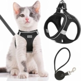 Adjustable Cat Harness and Leash Escape Proof, Size XS