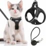 Adjustable Cat Harness and Leash Escape Proof, Size XS