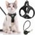 Adjustable Cat Harness and Leash Escape Proof, Size XS