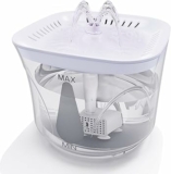 Ultra Silent Pet Drinking Fountain for Cats and Small Dogs, Indoor Water Fountain, 2.4L/2.5QT Capacity, with Replacement Filters