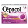 Cepacol Extra Strength Sore Throat & Cough Lozenges – Benzocaine – Mixed Berry – 16ct