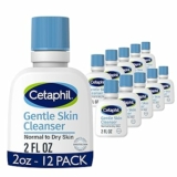 12-Pack Cetaphil Face Wash, Hydrating Gentle Skin Cleanser for Dry to Normal Sensitive Skin, 2 oz