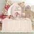 Kate Aspen Boho Baby Shower Guest Book Alternative Rainbow Frame with 30 Wooden Clouds