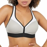 Champion Women’s V-neck Racerback, Moisture-wicking, Moderate Support Sports Bra