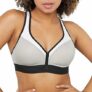 Champion Women’s V-neck Racerback, Moisture-wicking, Moderate Support Sports Bra