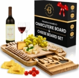 Bamboo Cheese Board and Charcuterie Gift Set with Knife (Used – Like New)