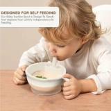 3-in-1 Food Snack Bowl – Baby Suction Plate Set