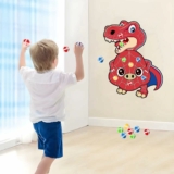 Spider Red Dinosaur  Dartboard with 12 Sticky Balls