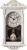 Clockswise Vintage Grandfather-Style Wall Clock with Wood-Effect Plastic Pendulum, Battery-Operated