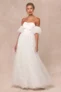 Women’s Complete Romantic White Lace Off-the-Shoulder Bow Maxi Dress