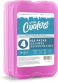 4-Pack Cool Coolers by Fit & Fresh XL Slim Ice Packs