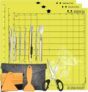 3-Pack 12″x12″ Craft Cutting Mat + Weeding Tools Kit