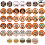 40-Count Crazy Cups Cappuccino & Hot Chocolate Variety Pack, Including Flavored Hot Chocolate & Cappuccino Coffee for Keurig K Cup Machines