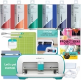 Cricut Joy Machine Rainbow Permanent Vinyl, Starter Tool Set & Transfer Tape Bundle